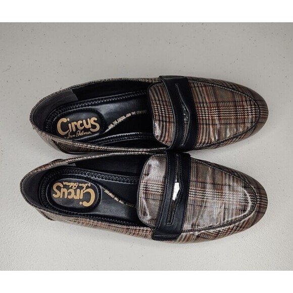 Circus Sam Edelman Hannon Plaid Slip On Penny Loafers Womens Size 7.5 EUC - Picture 7 of 10